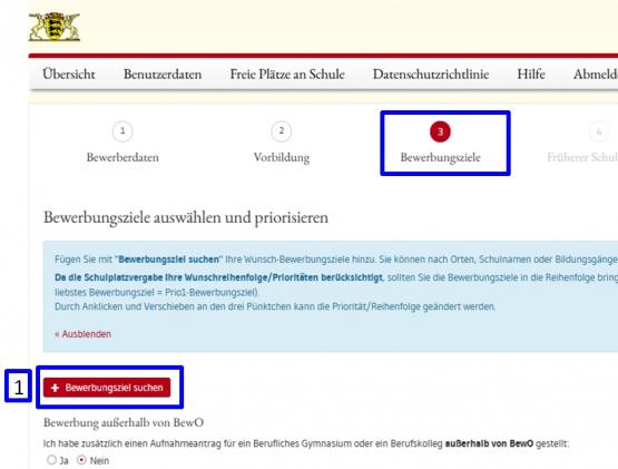 Online-Anmeldung David-Würth-Schule